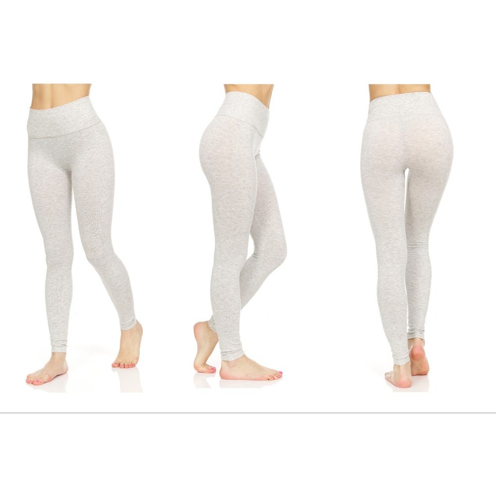 NWT Tummy Control  Leggings - Light Gray